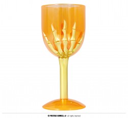 Buy Wine/soda Skeleton Glass 18cms  in Kuwait
